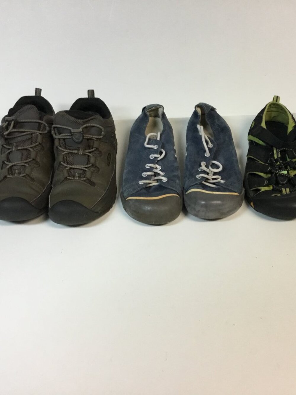 Keen Woman's Lot Of 3 Pair: Whisper, Sueded, And Booties All Size 5 All GUC